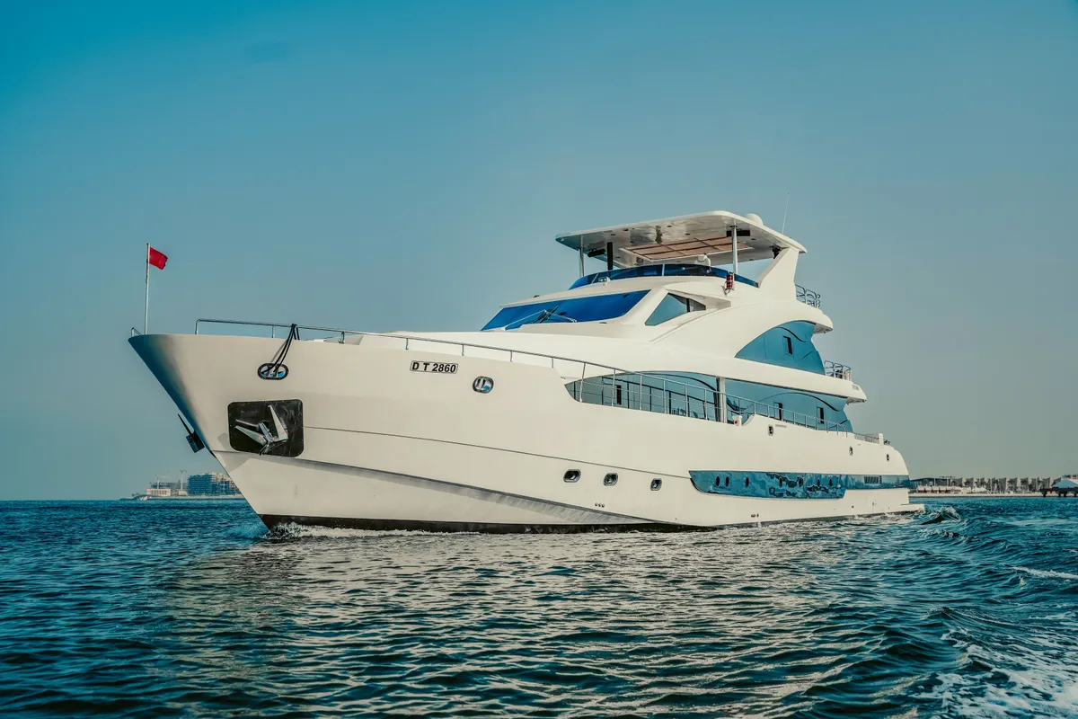Stardom, a Luxury Motor Yacht motor yacht at Dubai Harbour, United Arab Emirates