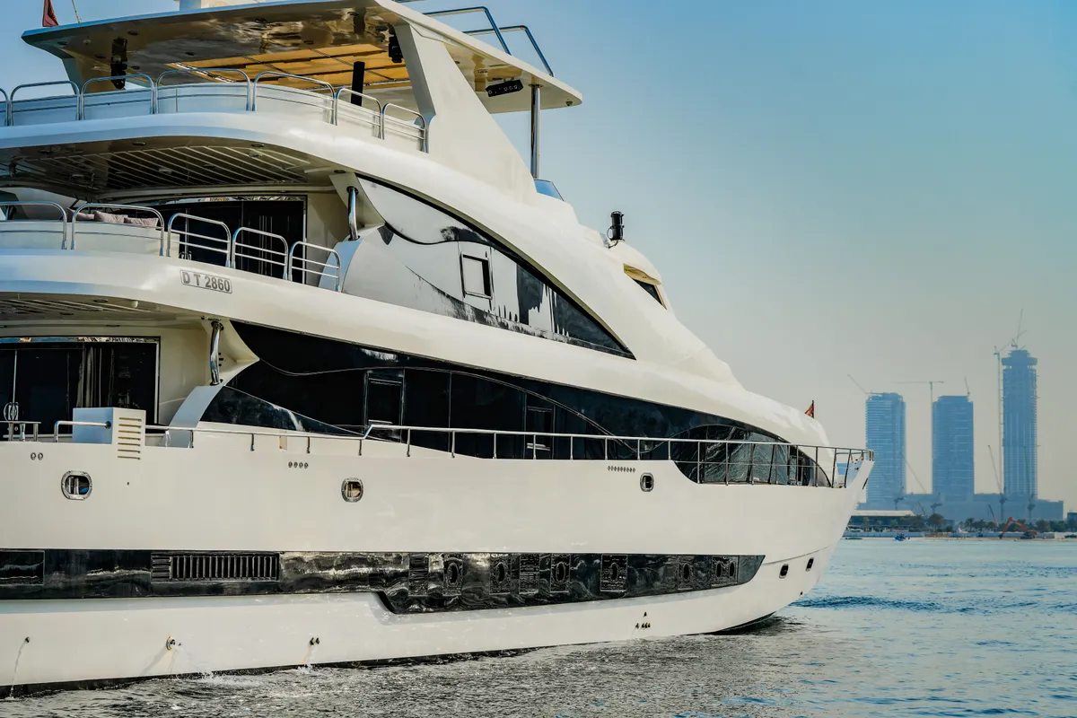 Stardom, a Luxury Motor Yacht motor yacht at Dubai Harbour, United Arab Emirates