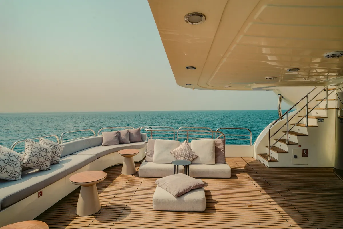 Stardom, a Luxury Motor Yacht motor yacht at Dubai Harbour, United Arab Emirates