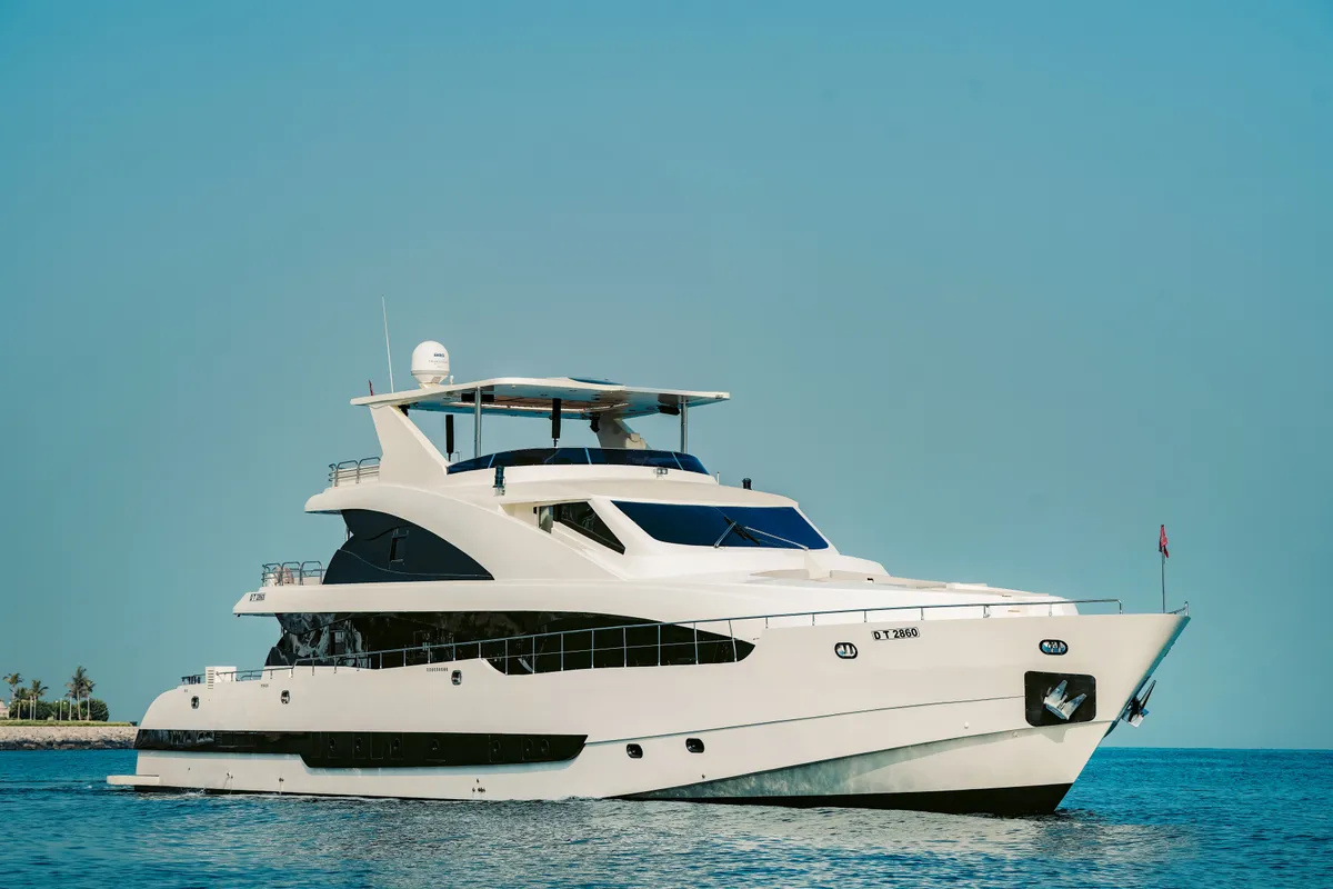 Stardom, a Luxury Motor Yacht motor yacht at Dubai Harbour, United Arab Emirates