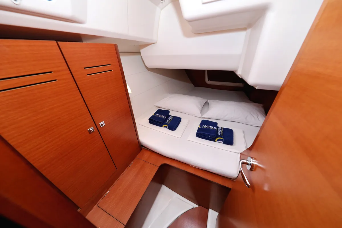 Cabin on Feniks, a Dufour 350 GL sailboat at Grad Vodice, Croatia