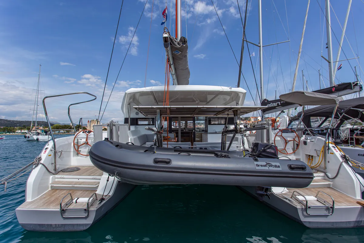 White Lotus, a Excess 15 catamaran at Mytikas, Greece