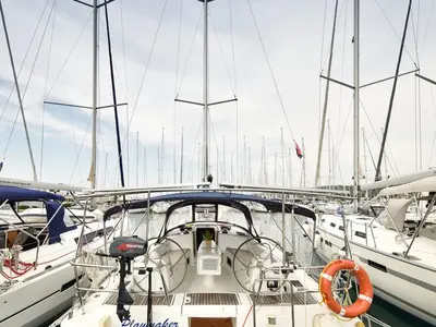 Playmaker, a Beneteau Oceanis 43 sailboat at Općina Sukošan, Croatia