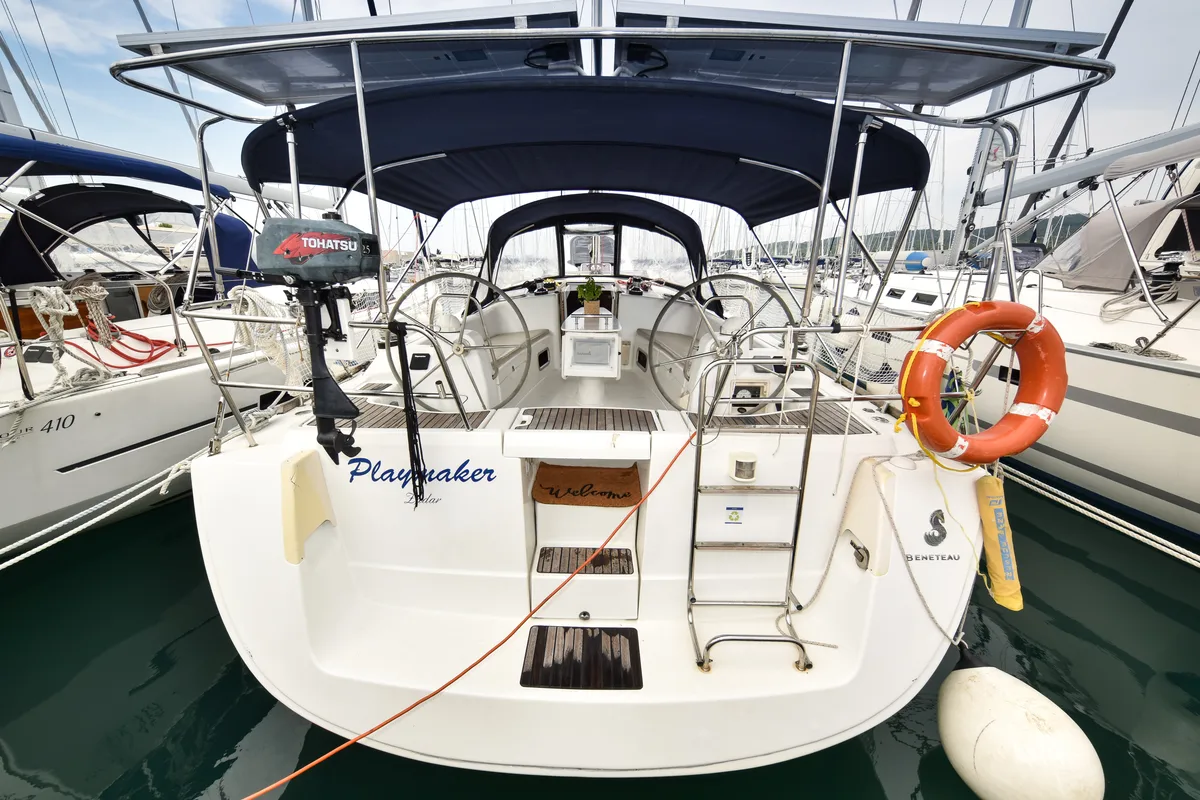 Playmaker, a Beneteau Oceanis 43 sailboat at Općina Sukošan, Croatia