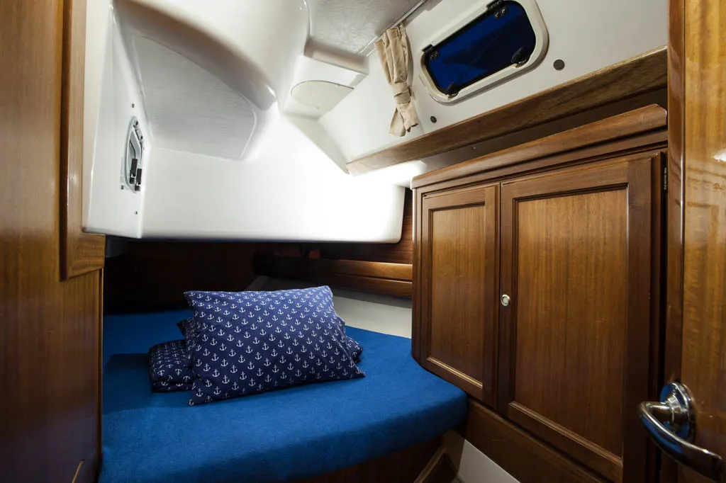 Cabin on Pasja, a Dufour 45 Classic sailboat at Zadar, Croatia