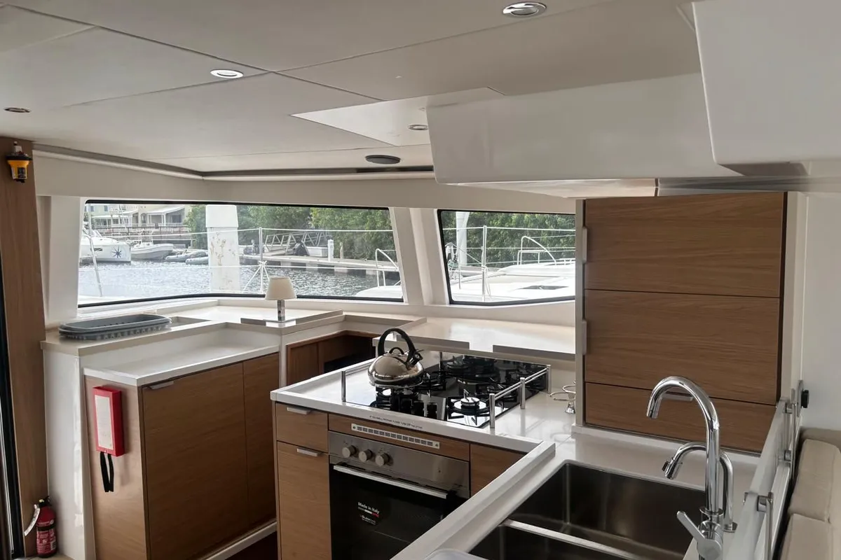 Tooth Ferry, a Bali 4.8 catamaran at Road Town, British Virgin Islands