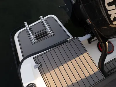 NN2, a Northmaster 645 Open motorboat at Grad Šibenik, Croatia