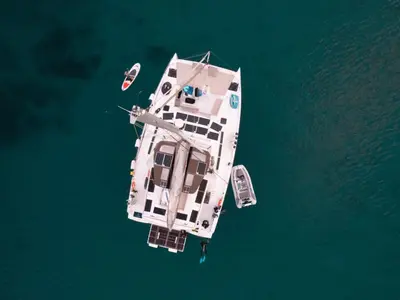 AMURA, a Bali 5.4 catamaran at Marina, Croatia
