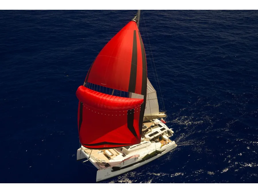 AMURA, a Bali 5.4 catamaran at Marina, Croatia
