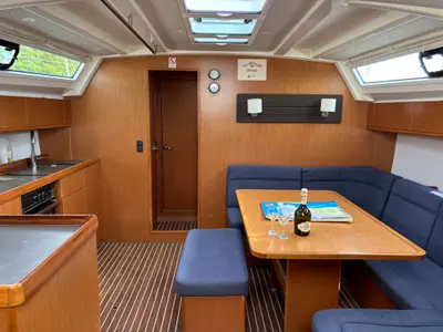 Salon of Mimas, a Bavaria Cruiser 46 sailboat at Općina Pakoštane, Croatia