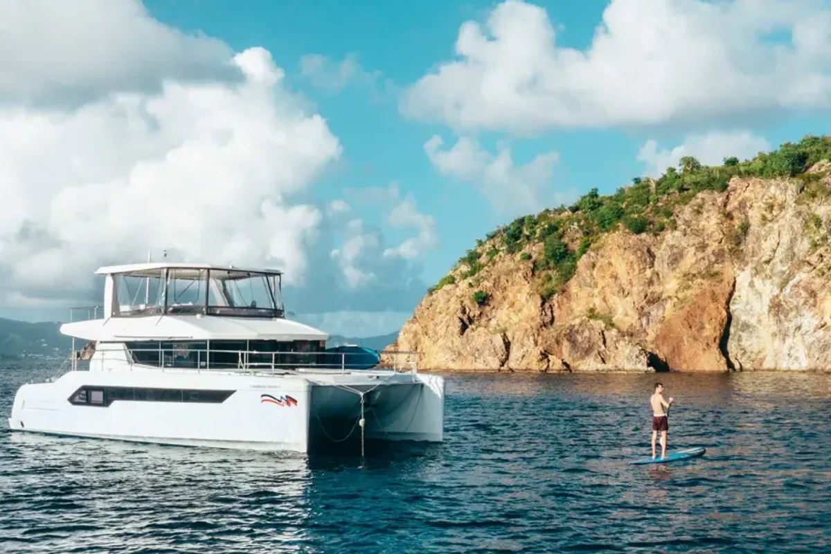Moorings 534 PC Club, a Leopard 53 PC catamaran at Road Town, British Virgin Islands