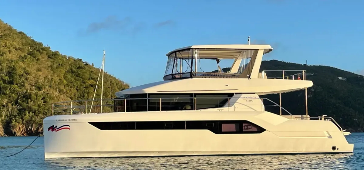 Moorings 534 PC Club, a Leopard 53 PC catamaran at Road Town, British Virgin Islands