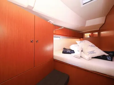 Cabin on Taurus, a Bavaria Cruiser 46 sailboat at Grad Biograd na Moru, Croatia