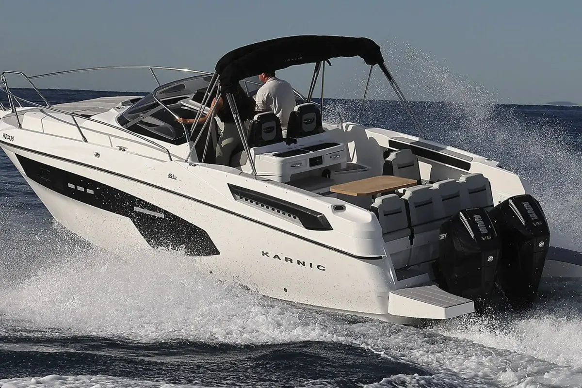 CoolTura, a Karnic SL902 motorboat at Općina Sukošan, Croatia