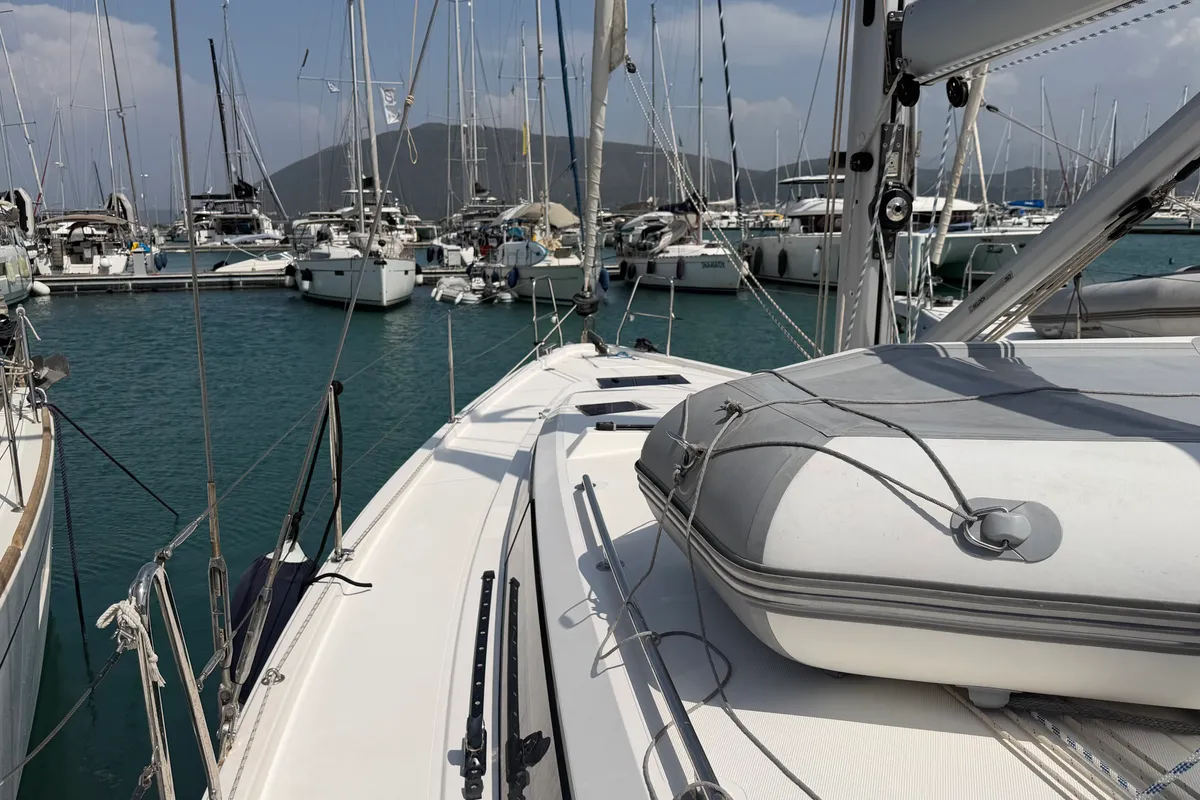 Balarina, a Bavaria C42 sailboat at Municipal Unit of Lefkada, Greece