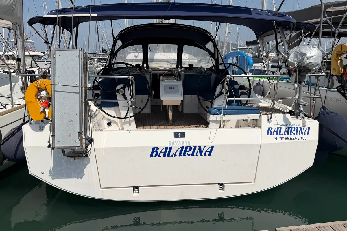 Balarina, a Bavaria C42 sailboat at Municipal Unit of Lefkada, Greece