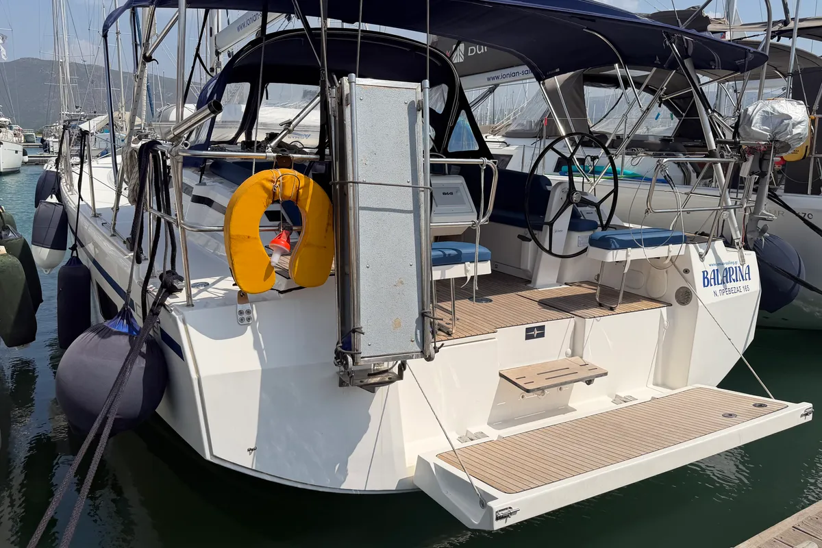 Balarina, a Bavaria C42 sailboat at Municipal Unit of Lefkada, Greece