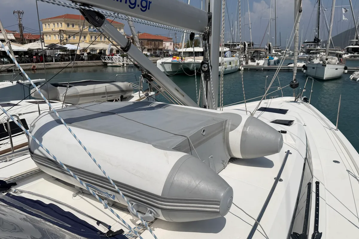 Balarina, a Bavaria C42 sailboat at Municipal Unit of Lefkada, Greece