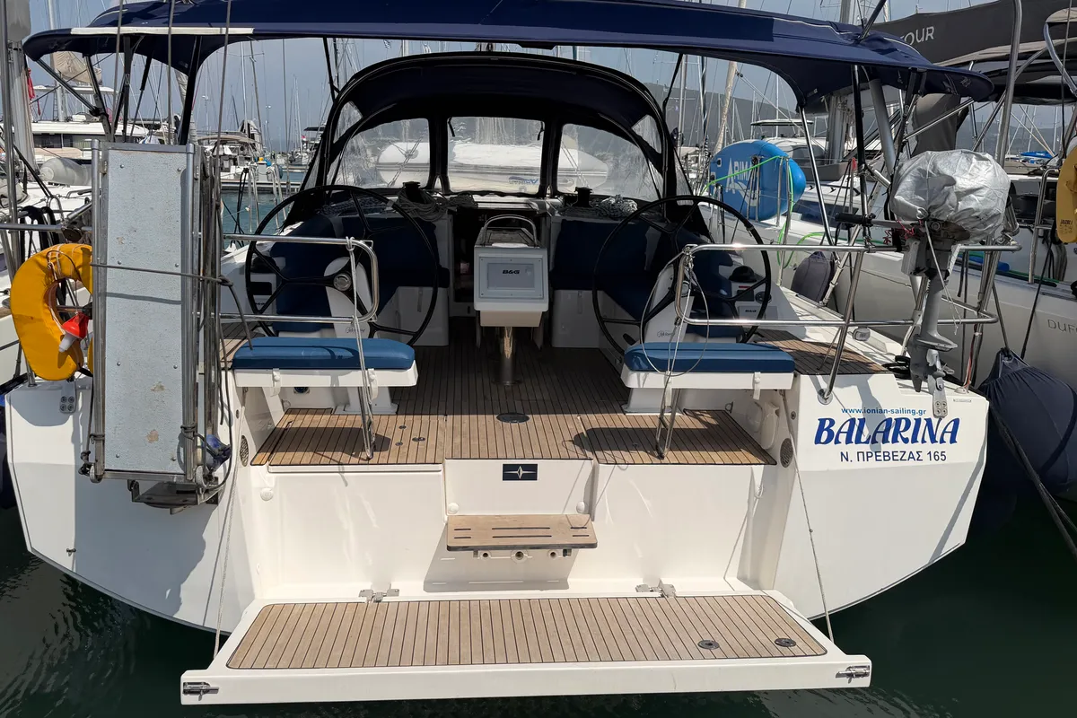 Balarina, a Bavaria C42 sailboat at Municipal Unit of Lefkada, Greece
