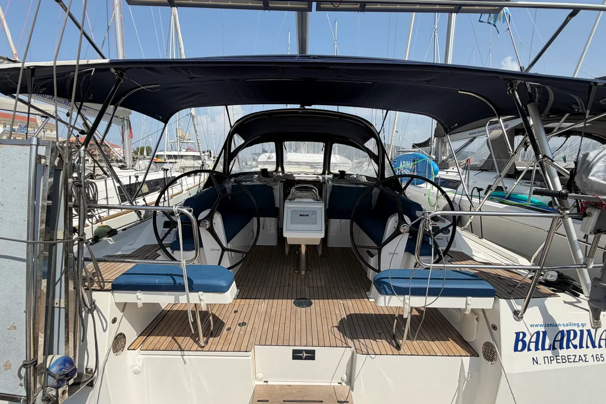 Balarina, a Bavaria C42 sailboat at Municipal Unit of Lefkada, Greece