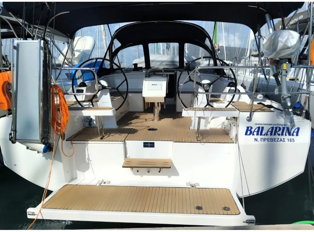 Balarina, a Bavaria C42 sailboat at Municipal Unit of Lefkada, Greece