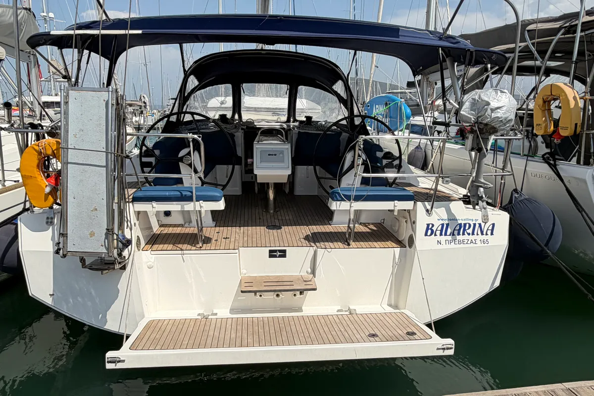 Balarina, a Bavaria C42 sailboat at Municipal Unit of Lefkada, Greece
