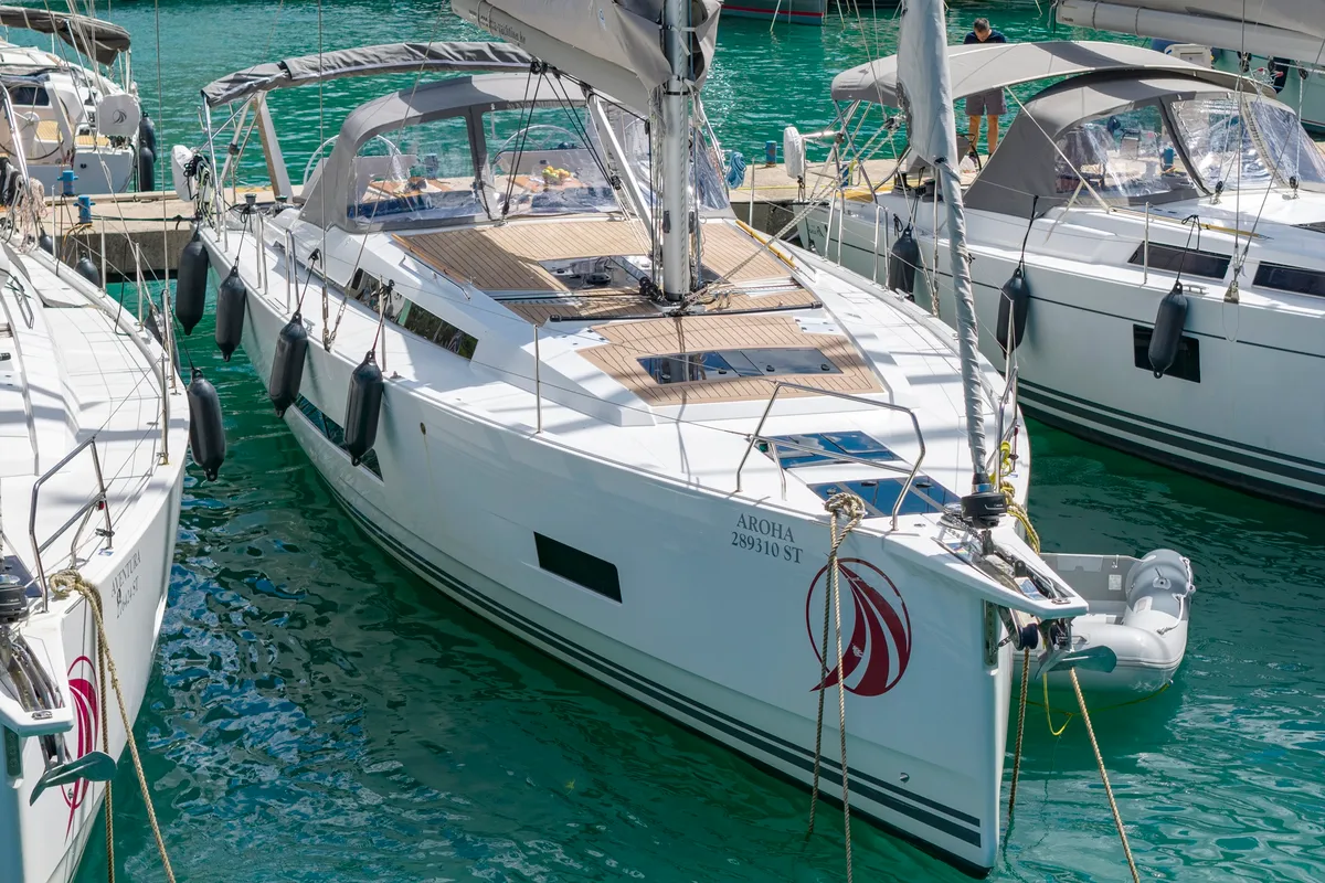 Aroha, a Hanse 460 sailboat at Dubrovnik, Croatia