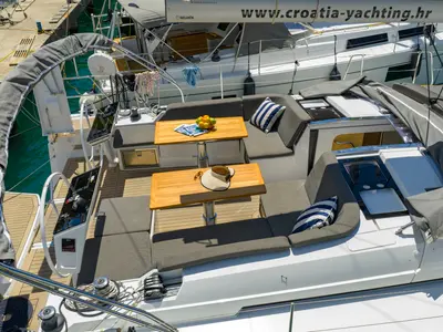 Aroha, a Hanse 460 sailboat at Dubrovnik, Croatia
