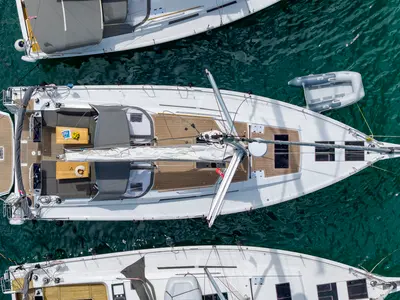 Aroha, a Hanse 460 sailboat at Dubrovnik, Croatia