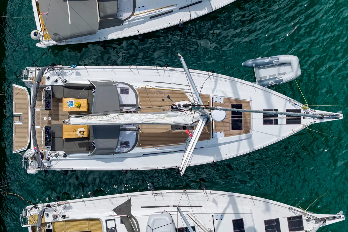Aroha, a Hanse 460 sailboat at Dubrovnik, Croatia