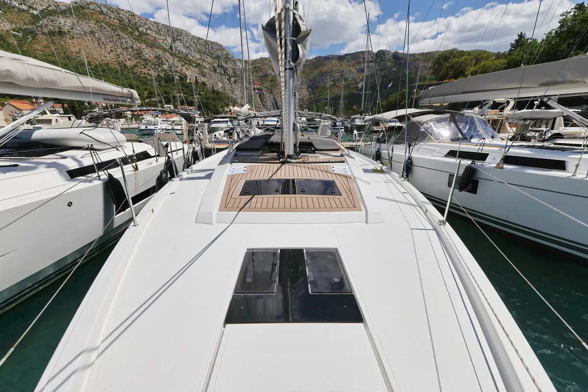 Aroha, a Hanse 460 sailboat at Dubrovnik, Croatia