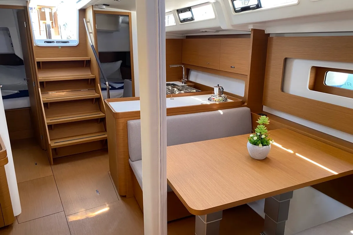 Smile Inside, a Beneteau First 44 sailboat at Tonnarella, Italy