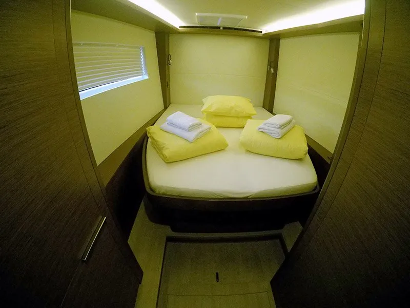 Cabin on Zuzo I, a Lagoon 50 catamaran at Grad Šibenik, Croatia