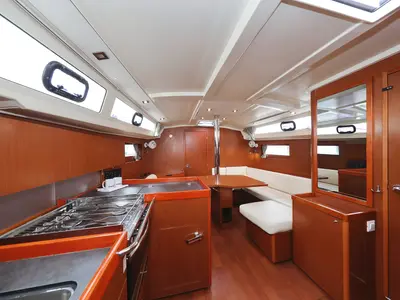 Galley of Dream Course, a Beneteau Oceanis 41.1 sailboat at Vodice, Croatia