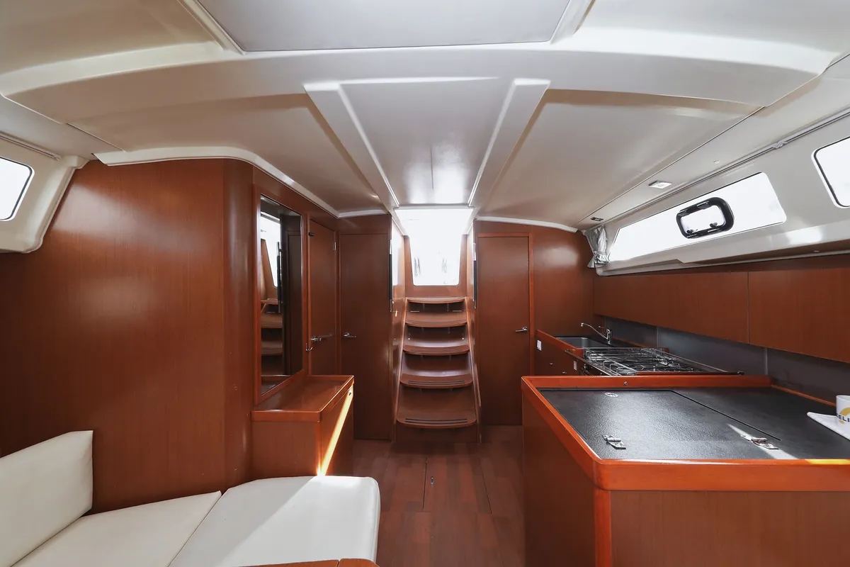 Salon of Dream Course, a Beneteau Oceanis 41.1 sailboat at Vodice, Croatia