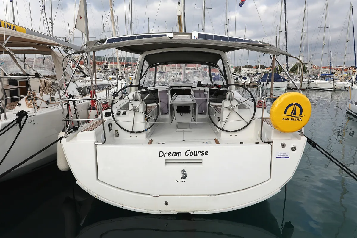 Exterior view of Dream Course, a Beneteau Oceanis 41.1 sailboat at Vodice, Croatia