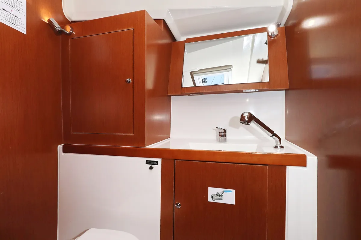Head on Dream Course, a Beneteau Oceanis 41.1 sailboat at Vodice, Croatia