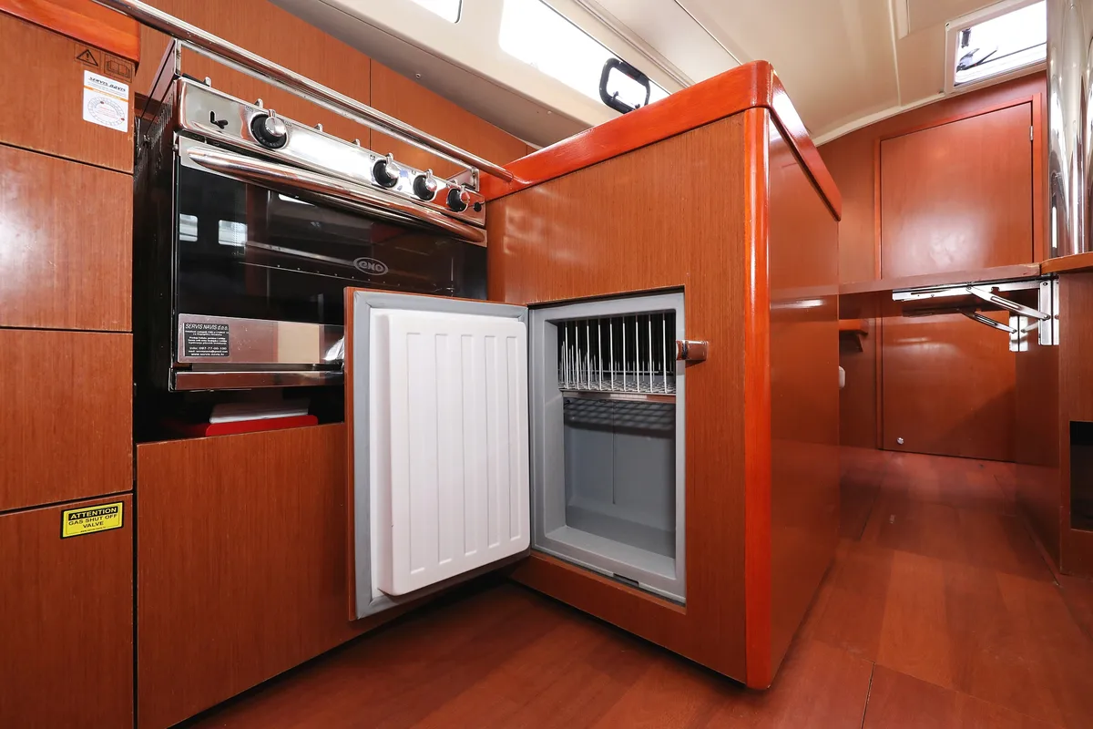Galley of Dream Course, a Beneteau Oceanis 41.1 sailboat at Vodice, Croatia