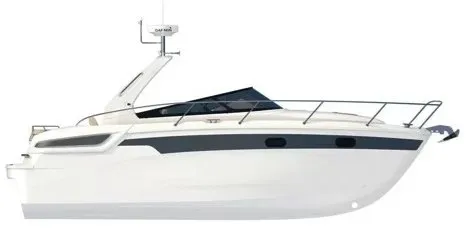 Vjeko, a Bavaria S29 motorboat at Punat, Croatia