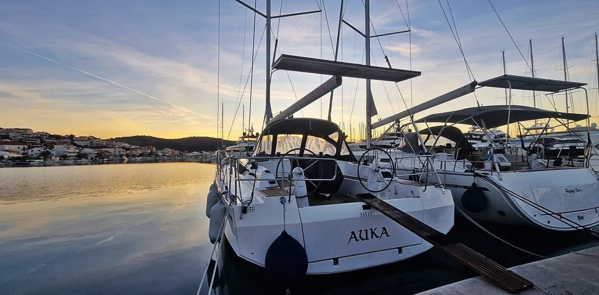 Auka, a Bavaria C42 sailboat at Općina Rogoznica, Croatia