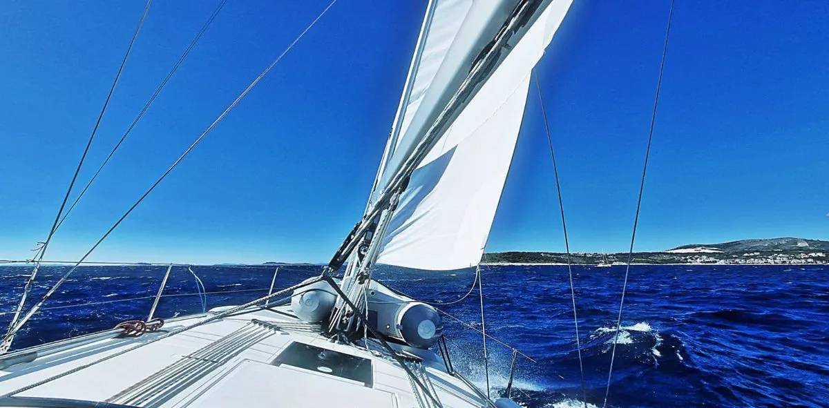 Auka, a Bavaria C42 sailboat at Općina Rogoznica, Croatia