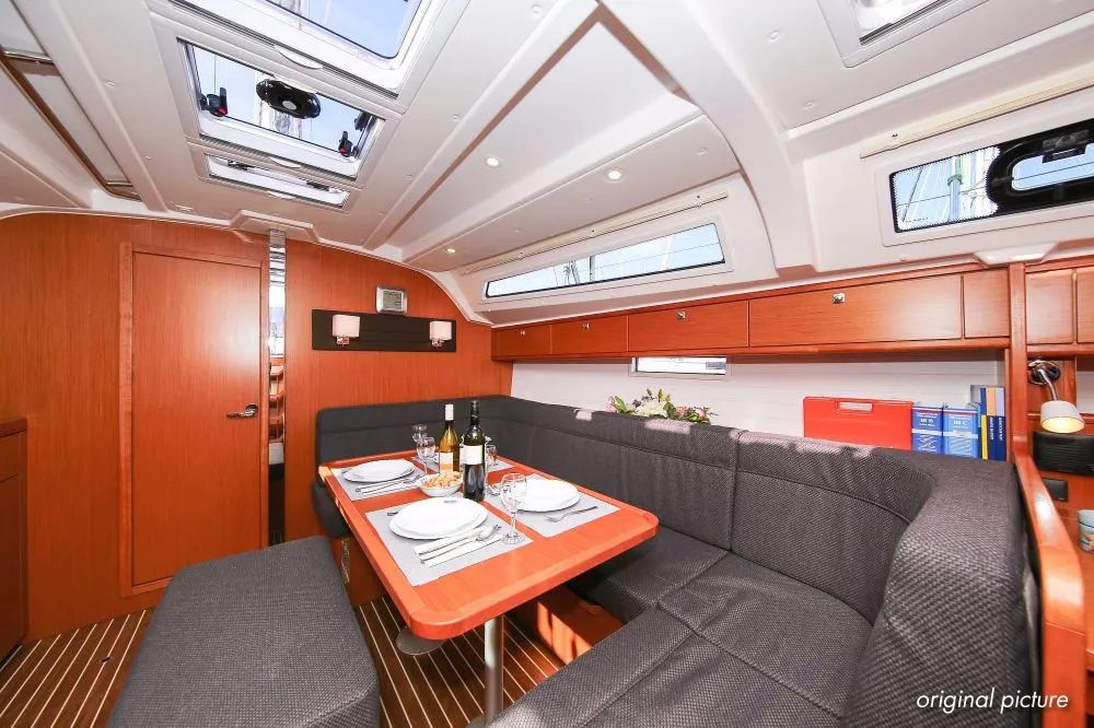 Salon of Neo Star III (16), a Bavaria Cruiser 41S sailboat at Murter, Croatia