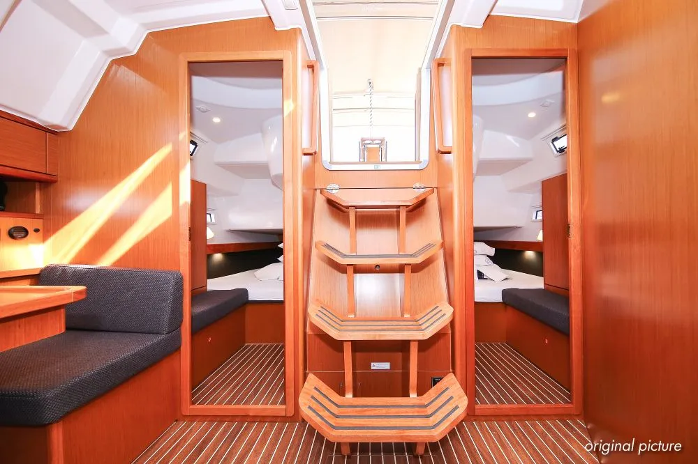 Salon of Neo Star III (16), a Bavaria Cruiser 41S sailboat at Murter, Croatia