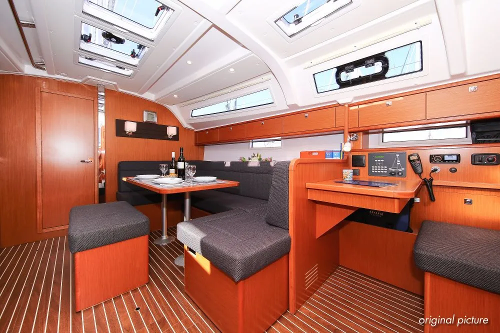 Salon of Neo Star III (16), a Bavaria Cruiser 41S sailboat at Murter, Croatia