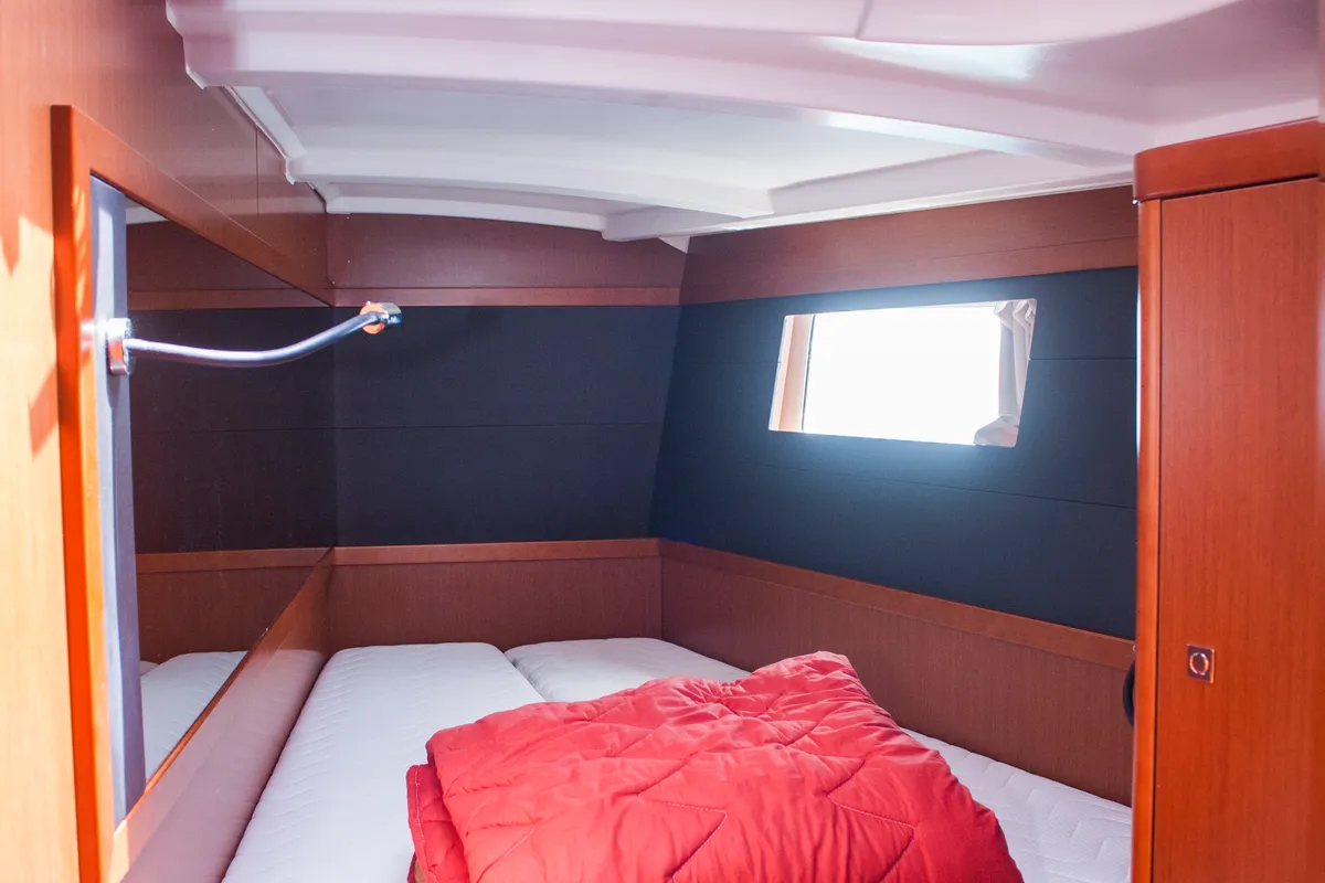 Cabin on Annita, a Beneteau Oceanis 48 sailboat at Municipal Unit of Rhodes, Greece