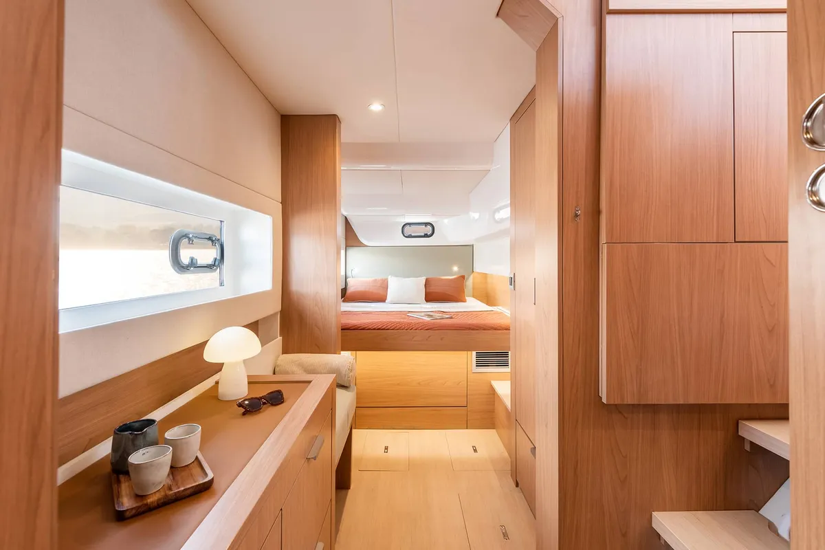 Cabin on The Maestro Cat, a Bali Catsmart catamaran at Municipal Unit of Lefkada, Greece