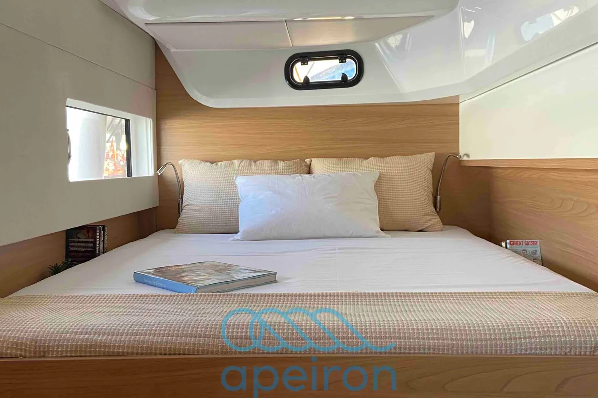 Cabin on The Maestro Cat, a Bali Catsmart catamaran at Municipal Unit of Lefkada, Greece