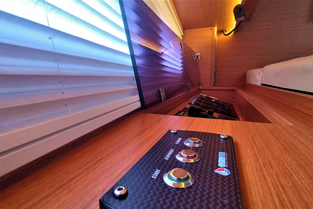 Morisia, a Dufour 56 Exclusive sailboat at Olbia, Italy