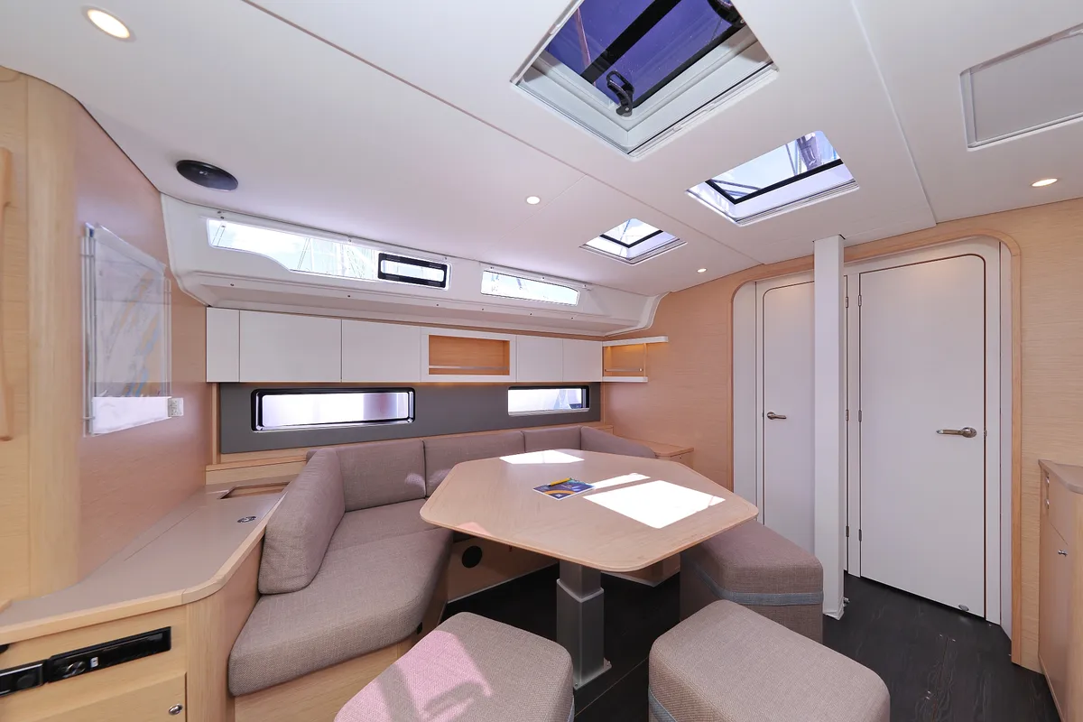Salon of Funk, a Dufour 44 sailboat at Grad Vodice, Croatia