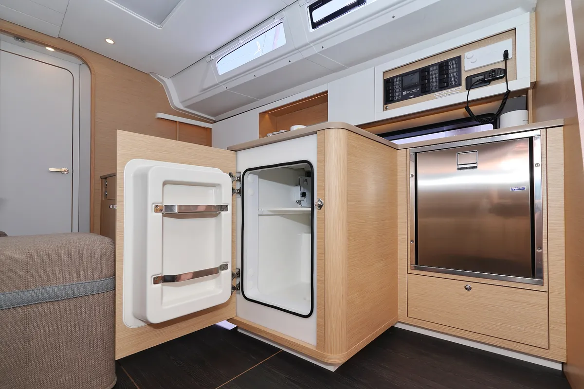 Galley of Funk, a Dufour 44 sailboat at Grad Vodice, Croatia